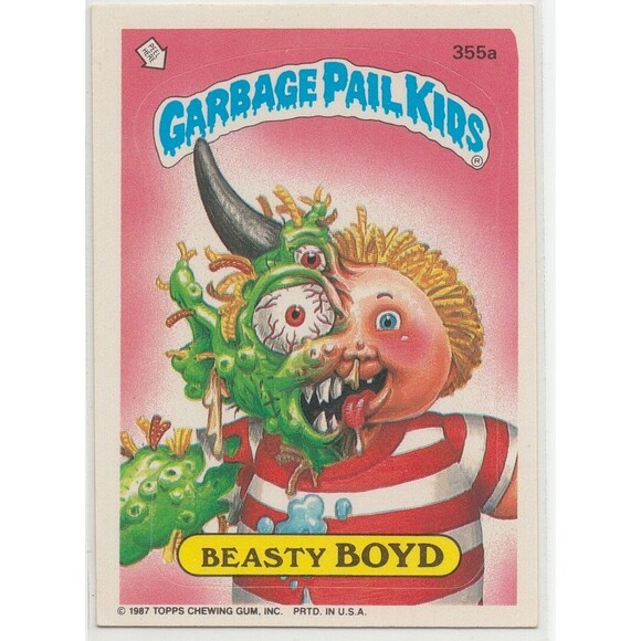 1985, 86, 87, 88 Topps Garbage Pail Kids - Lot of Nine Cards - Picture 3 of 16